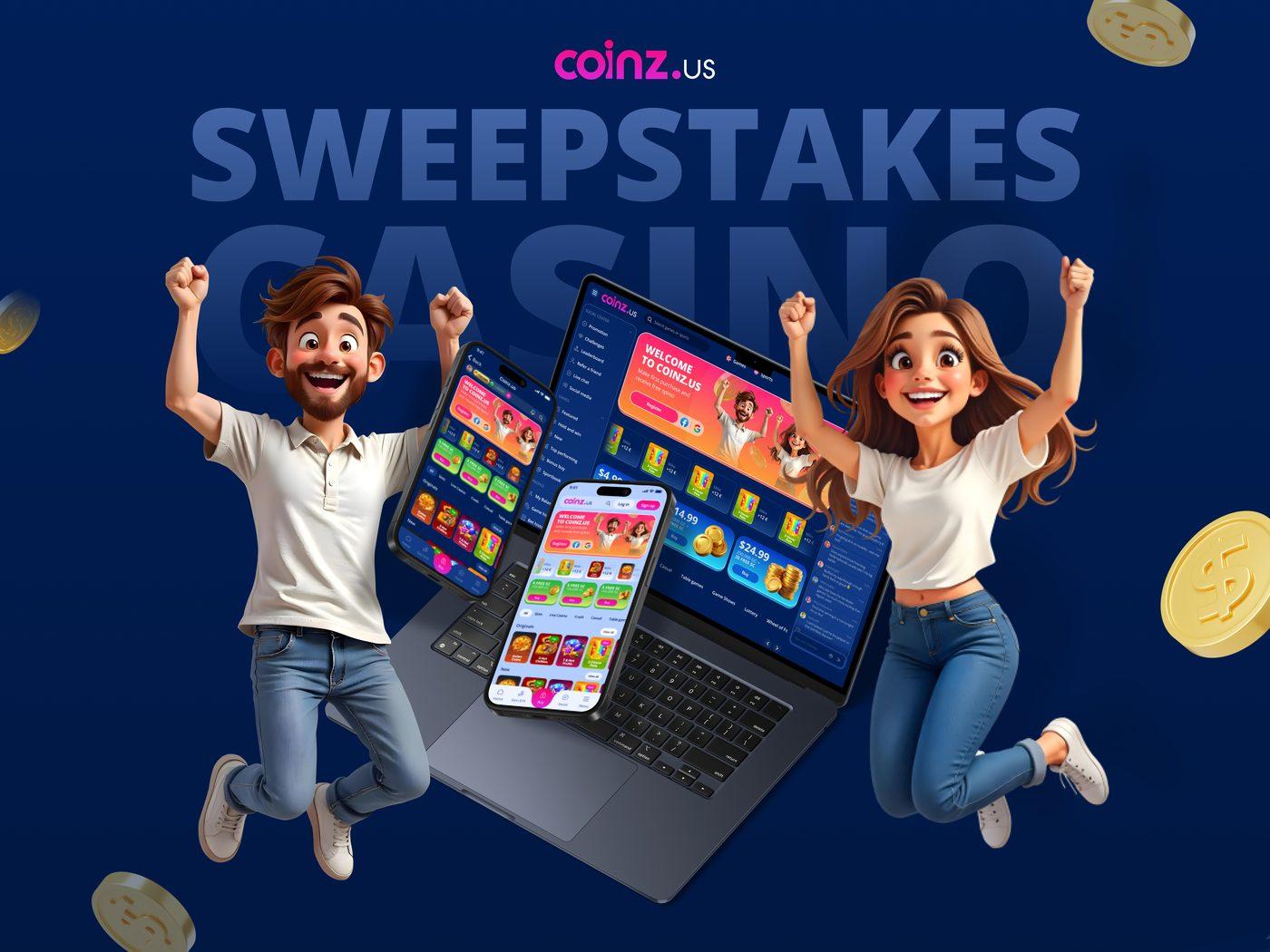 Coinz.us – A US sweepstakes casino, branded & designed