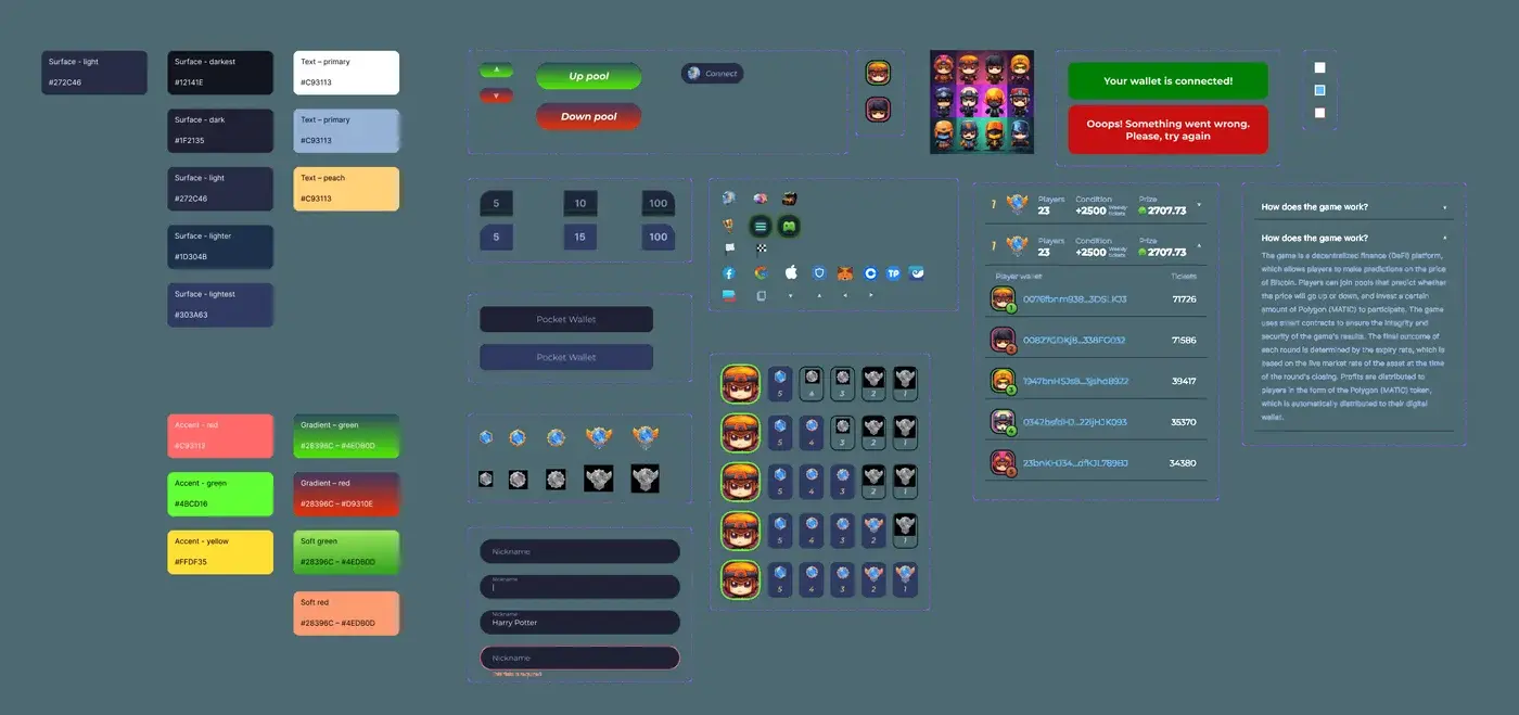 DeFi Game Platform – Gamified crypto trading for non-crypto users