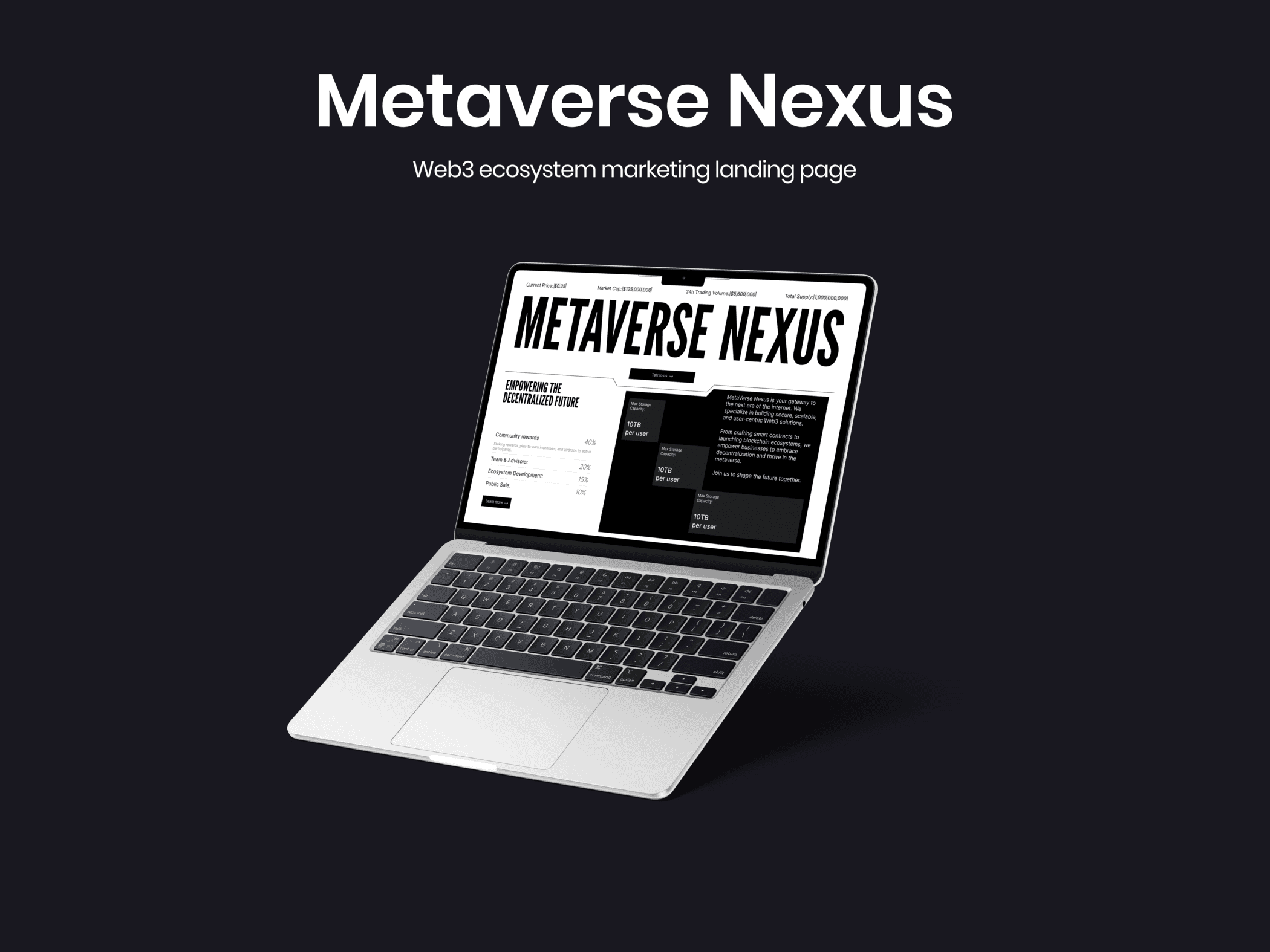 Metaverse Nexus – A Web3 ecosystem site