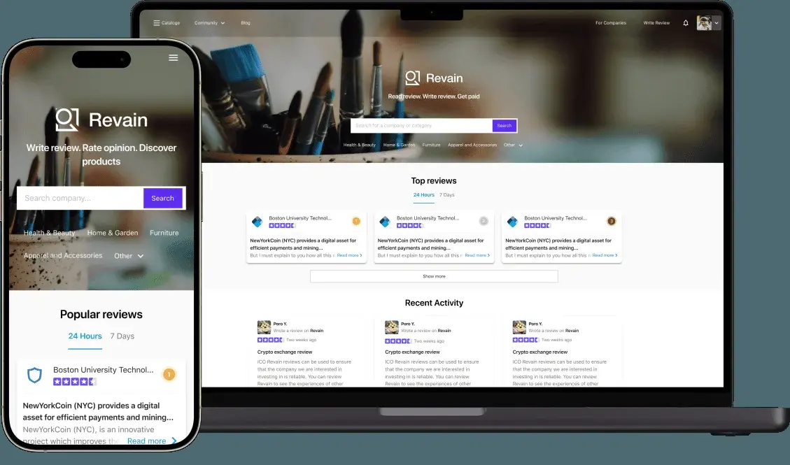Revain – A blockchain-based reviews platform