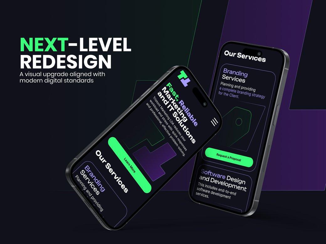 TristonT – A bold website redesign & rebrand